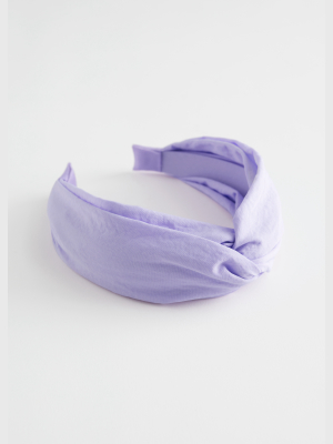 Crinkled Knot Alice Headband