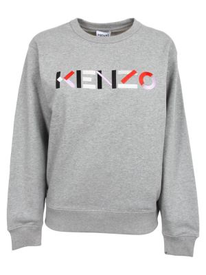 Kenzo Logo Embroidered Sweatshirt