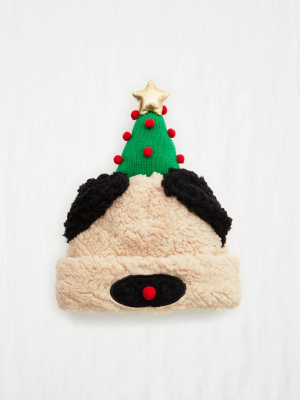 Aerie Holiday Puppy Ears Beanie