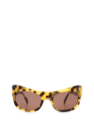 Gucci Eyewear Cat Eye Frame Sunglasses