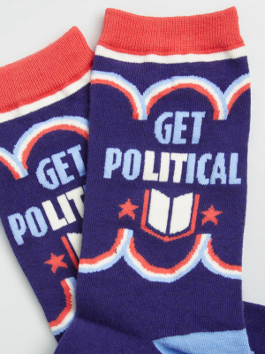 Get Po-lit-ical Unisex Socks