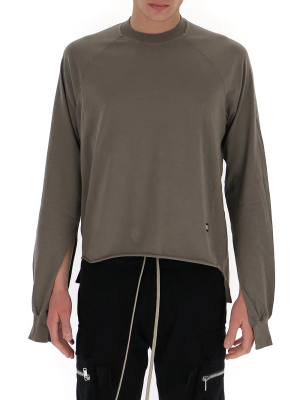 Rick Owens Drkshdw Sleeve Cut Out Sweatshirt