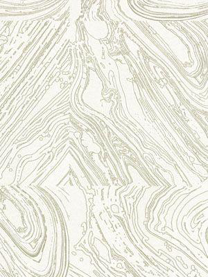 Travertino Wallpaper In Beige And Grey From The Onyx Collection By Osborne & Little