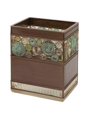 Boddington Resin Artisan Waste Basket Bronze - India Ink