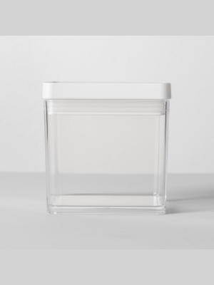 4"w X 4"d X 4"h Plastic Food Storage Container Clear - Made By Design™