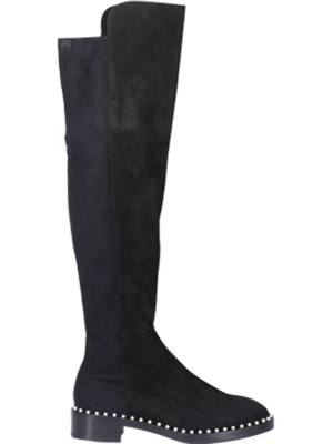 Stuart Weitzman 5050 Pearl-embellished Knee-high Boots