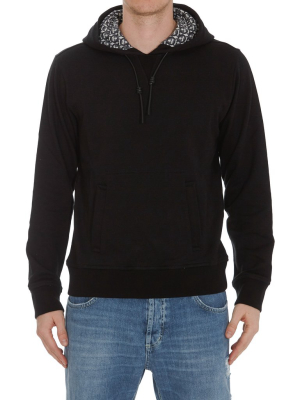 Salvatore Ferragamo Logo Lining Hoodie