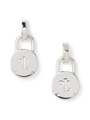 Sterling Silver Padlock Studs