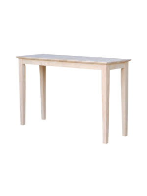 Shaker Table Unfinished – International Concepts