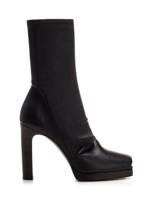 Rick Owens Cheri Square-toe Slip-on Ankle Boots