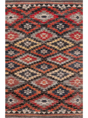 Montage Rust/black/multi Area Rug