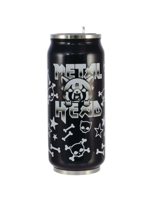 Se7en20 Aggretsuko Metal Head 12oz Insulated Stainless Steel Travel Can