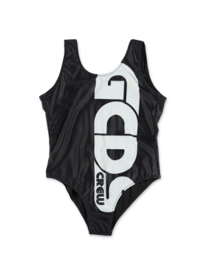 Gcds Kids Logo Printed Swimsuit