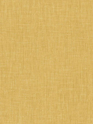 Meridith Faux Fabric Wallpaper In Yellow By Bd Wall