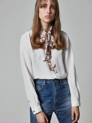 Karolina Washed Silk Shirt