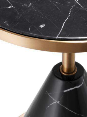 Eichholtz Park Lane Side Table - Copper & Black