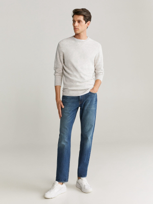 Organic Cotton Flecked Sweater