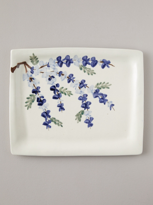 Porcelain Wisteria Serving Tray