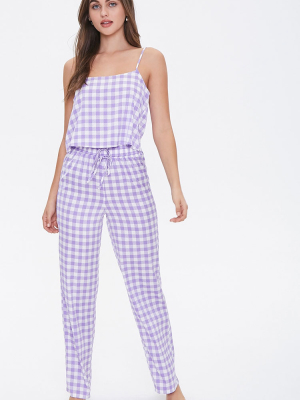 Gingham Cami & Pants Sleep Set