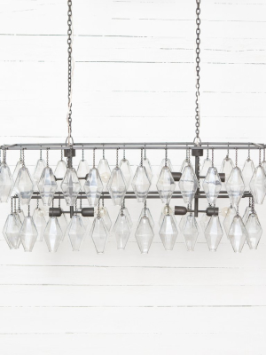 Adeline Rectangular Chandelier In Various Finishes