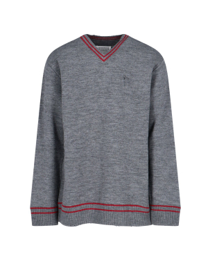 Maison Margiela Oversize V-neck Sweater