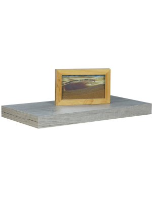 Home Basics 18" Wood Floating Shelf