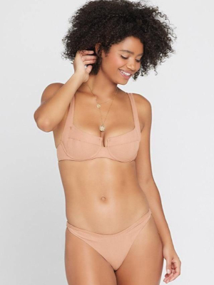 L*space <br> Camellia Pointelle Rib Underwire Top <br><small><i> (more Colors Available) </small></i>