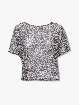 Plus Size Leopard Print Top