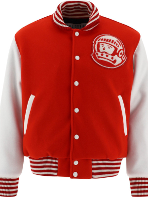 Billionaire Boys Club Arch Logo Print Varsity Bomber Jacket