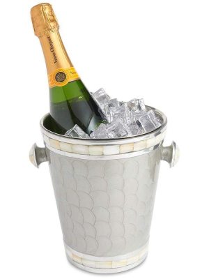 Julia Knight Classic 8" Ice Bucket In Platinum