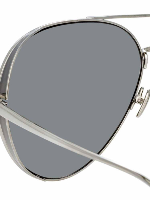 Linda Farrow Ace C3 Aviator Sunglasses