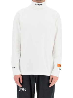 Heron Preston Motif Logo Patch Sweater