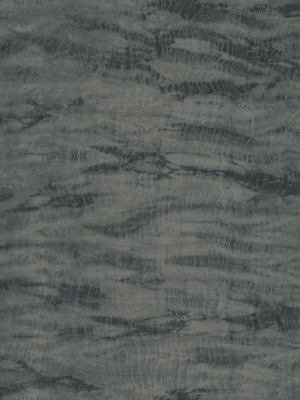 Shibori Wallpaper In Black And Navy From The Solaris Collection By Mayflower Wallpaper