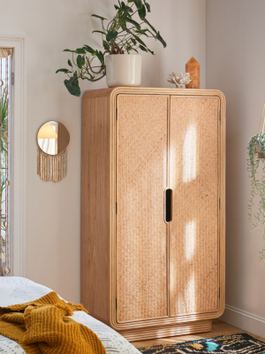 Ria Rattan Armoire