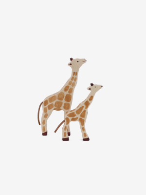 Holztiger Giraffe Mama & Baby Set