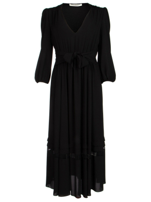 Philosophy Di Lorenzo Serafini Tie-waist Midi Dress