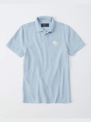 Exploded Icon Stretch Polo