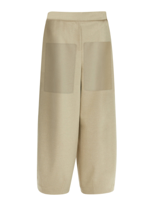 Stella Bonded Stretch-wool Pants