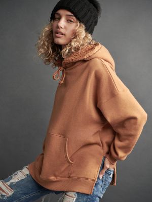 Ae Forever Oversized Sherpa Lined Hoodie