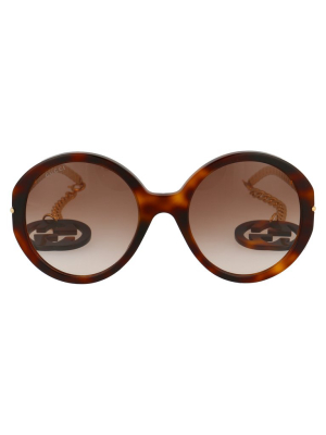 Gucci Eyewear Round Frame Sunglasses