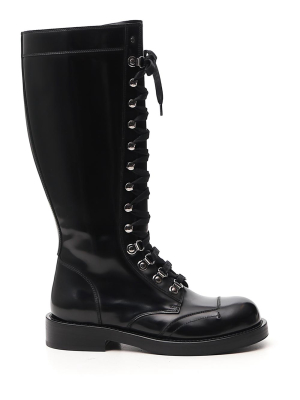 Dolce & Gabbana Lace-up Combat Boots