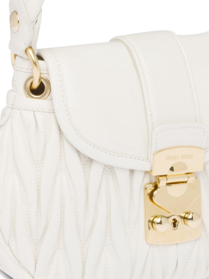 Miu Miu Coffer Matelassé Shoulder Bag