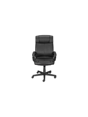 Staples Turcotte Luxura High Back Office Chair Black 23094cc