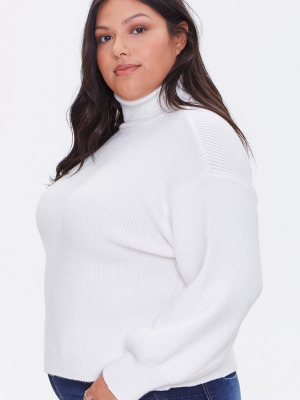 Plus Size Turtleneck Sweater