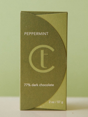 Tc Peppermint 76% Dark Chocolate Bar