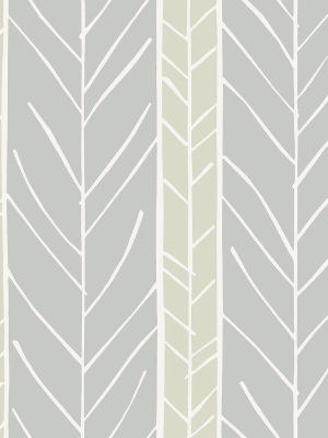 Lottie Stripe Wallpaper In Grey From The Bluebell Collection By Brewster Home Fashions