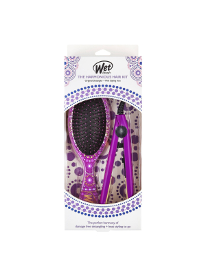 Wet Brush Harmonious Hair Kit - Purple Mandala