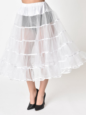 1950s Style White Petticoat Crinoline