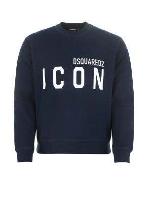 Dsquared2 Icon Print Crewneck Sweatshirt