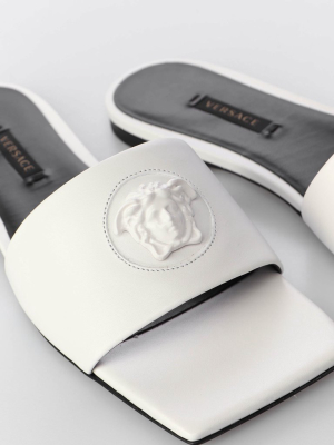 Versace La Medusa Plaque Slides